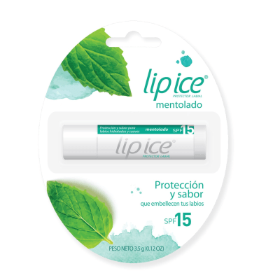 Lip Ice Menthol Labial FPS 15 Mentolado x 1 Balsamo Labial1