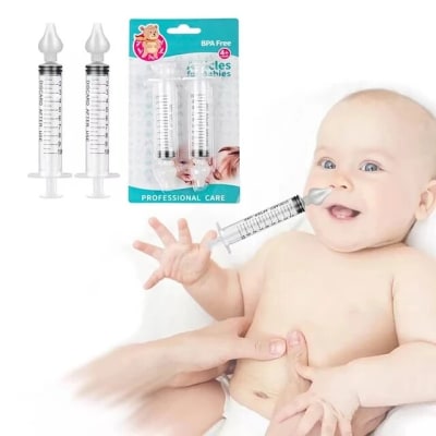 Set aspirador nasal 4+ Jeringa1