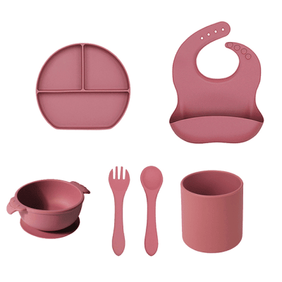 Set de alimentación 6 piezas silicona1