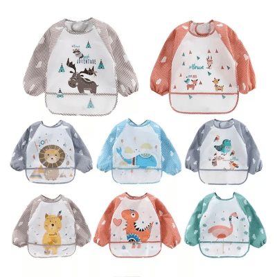 Babero impermeable con mangas4