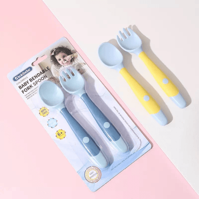 Set cuchara y tenedor flexible