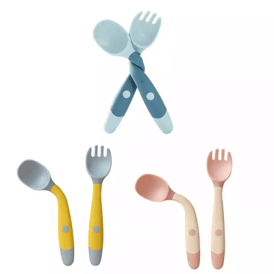 Set cubiertos de silicona flexible2