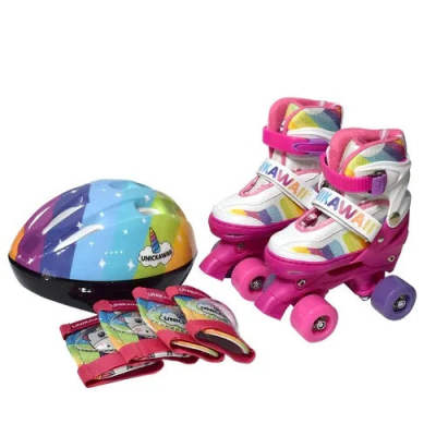 Set patines 2x2 con accesorios Unickawaii1