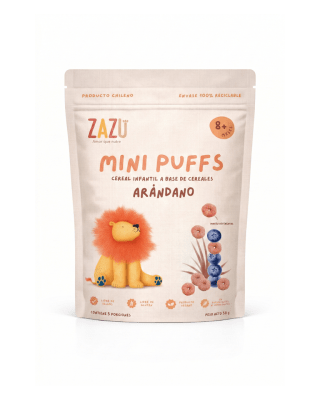 Puffs Arándano Familiar 50g Zazu
