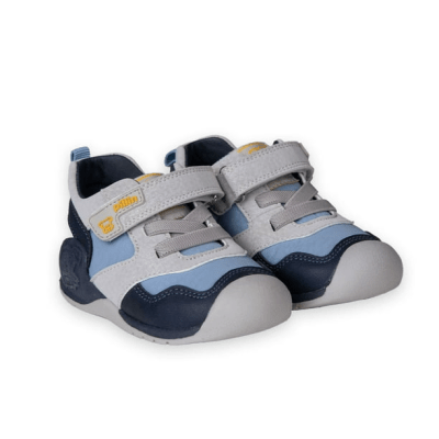 Zapatillas Recién Nacido Niño Celeste Pillín | Primeros Pasos Seguros