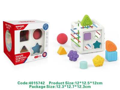 Cubo con piezas de encaje para bebé1