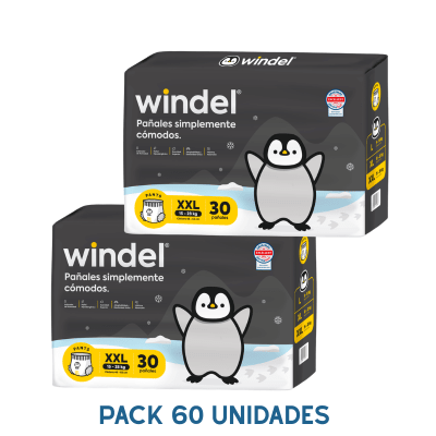 Pack x2 Pañales Windel Pants Talla XXL – 60 un.1