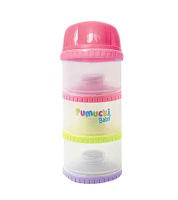 Dispensador de leche 3 niveles Rosado1