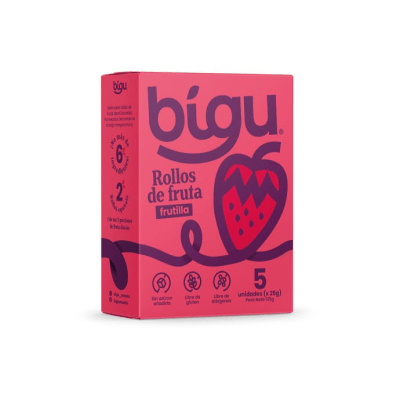 Caja 5 unidades-Rollos de fruta Frutilla 125grs3