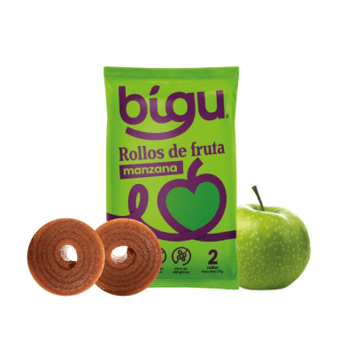 Rollos de fruta Manzana 25g