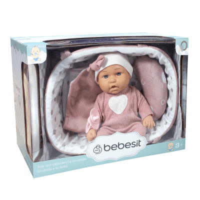 Muñeca Bebé Sofía con Cuna y Accesorios3