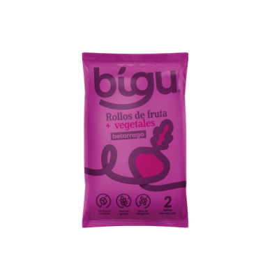 Rollos de fruta + vegetales beterraga 25g