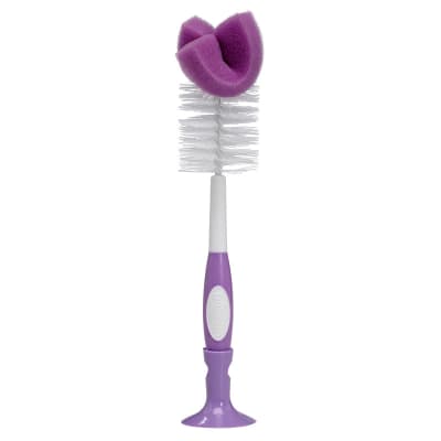 Cepillo limpieza mamadera Morado Dr Brown's1