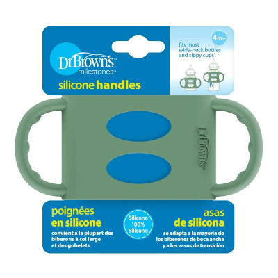 Mango para Mamaderas Boca Ancha, Verde Unisex Dr. Brown’s1