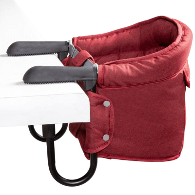 Silla de Comer Eat & Bear Roja Sujeción de Mesa Portable3
