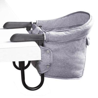 Silla de Comer Eat & Bear Gris Sujeción de Mesa Portable3