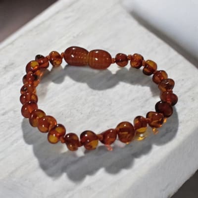 Pulsera de Ámbar Bebés y Niños 13-14 cm1