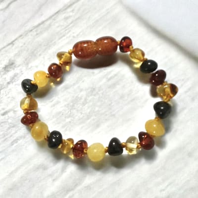 Pulsera de Ámbar Niños 15-16 cm1