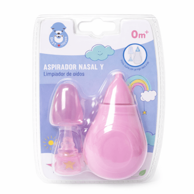 Aspirador nasal para bebé con punta de silicona