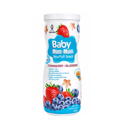 Cereal Baby Mum-Mum Puff sabor Frutilla y Arándano 50 gr5