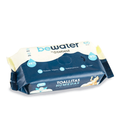 Toallitas Húmedas BeWater 60 unidades c/u1