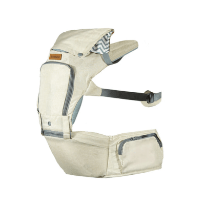 Porta Bebe Arnés con asiento cuidados cadera Hip Seat Beige1