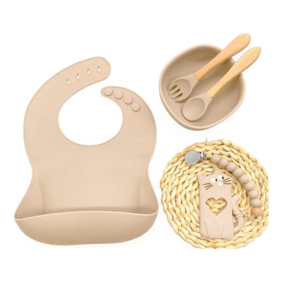 Set Alimentación March Silicona Beige4