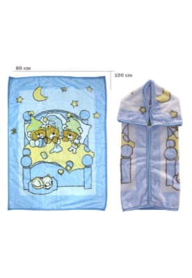 Saco c/broche 3 osos celeste3