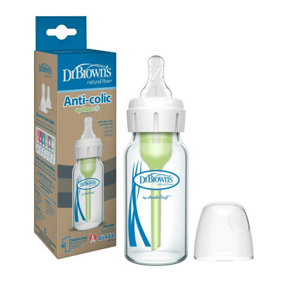 Mamadera Estándar Options+ Vidrio 120ml Dr. Brown’s