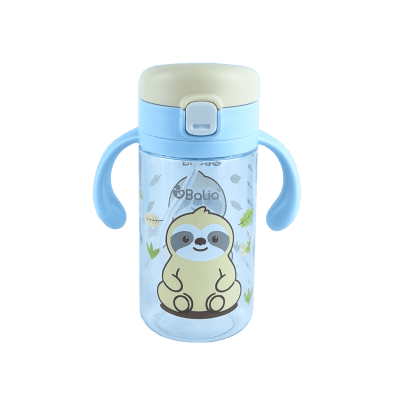 Botella antiderrame con bombilla Perezoso de Tritan™ 50014