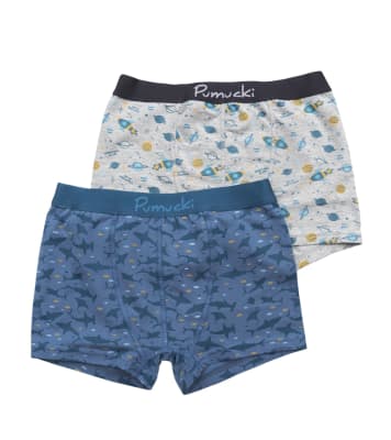 Set de 2 bóxer estampado tiburón1