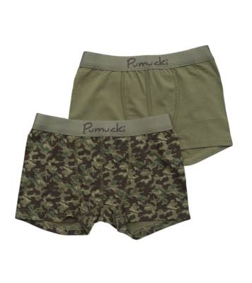 Set de 2 bóxer estampado militar1