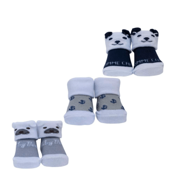 Set de 3 calcetines RN en caja niño1