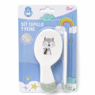 Set cepillo y peine para bebé