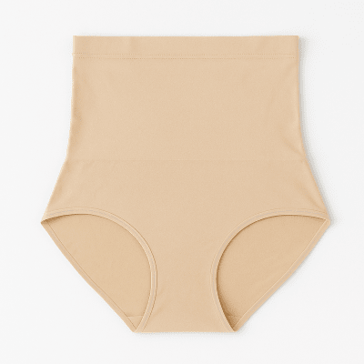 Calzón Moldeador Postparto de Talle Alto Beige1