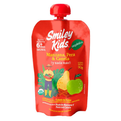 Compota Orgánica Manzana Pera Canela