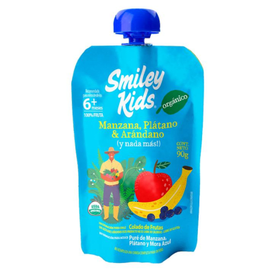 Compota Orgánica Manzana Plátano Arándano2