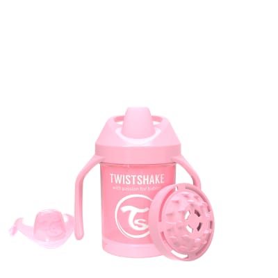 Vaso Twistshake Mini Cup 230ml 4+m Rosado pastel1