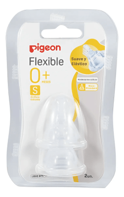 Chupete Biberón Pigeon, Boca Standard Talla S 0+ 2un