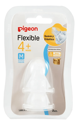 Chupete Biberón Pigeon, Boca Standard Talla M 2un4