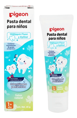 Pasta Dental Para Niños Sabor Natural 45grs - Pigeon1