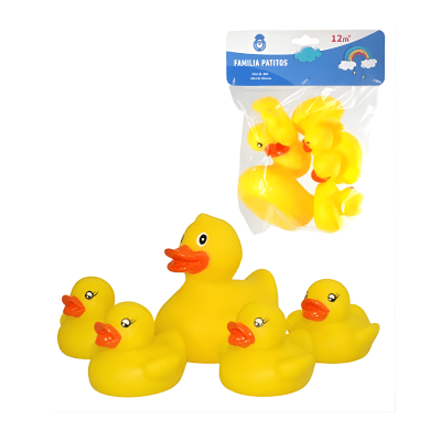 Set juguetes de baño patitos para bebé