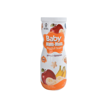 Baby Puffs manzana y plátano 50grs