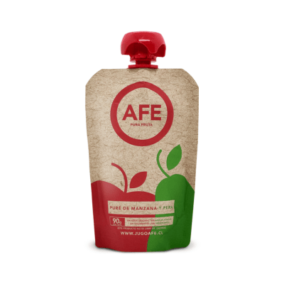 Puré de manzana y pera Afe 90g1