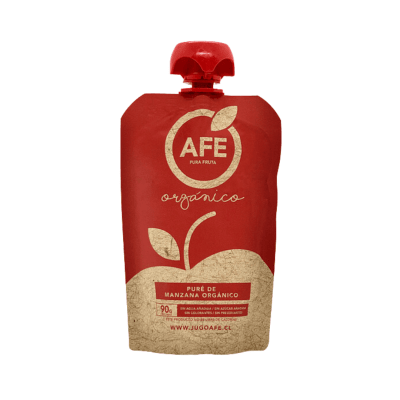 Puré de manzana orgánico Afe 90g1