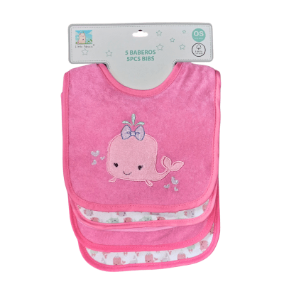 Set de 5 baberos niña4