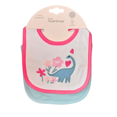 Set de 2 baberos impermeables niña7