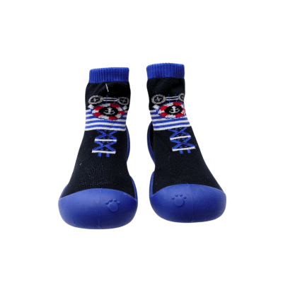 Calcetín suela de goma Niño2