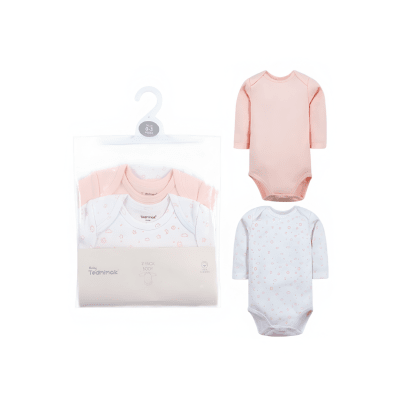 Set 2 body algodón niña tedmimak1
