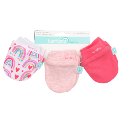 Set 3 Mitones Fucsia Arcoíris2